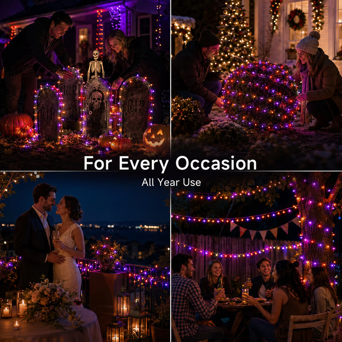 SunsetGlow™ Solar String Lights — 72FT / 200 LEDs