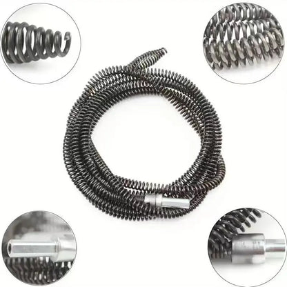 Drill-Powered Flexible Drain Auger
