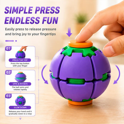 Press & Spin Fidget Ball