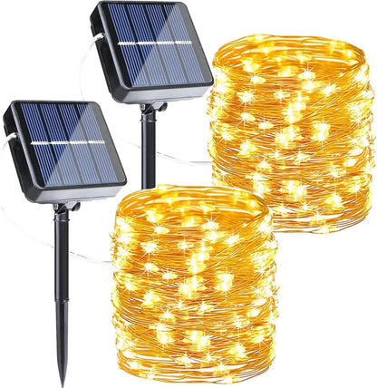 SunsetGlow™ Solar String Lights — 72FT / 200 LEDs