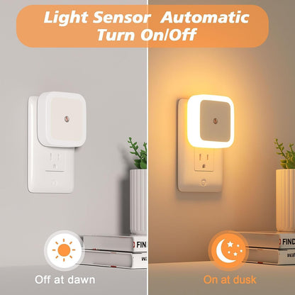 🔥Limited Time Buy More Get More Free!🔥SnugGlow™ Dusk-to-Dawn Night Lights