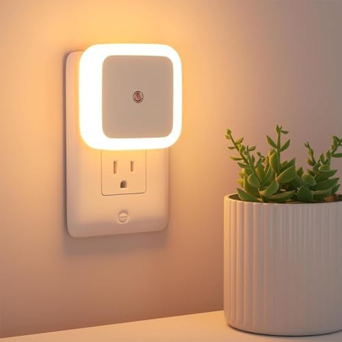 Warm plug-in LED night light