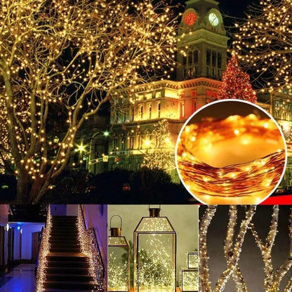 SunsetGlow™ Solar String Lights — 72FT / 200 LEDs