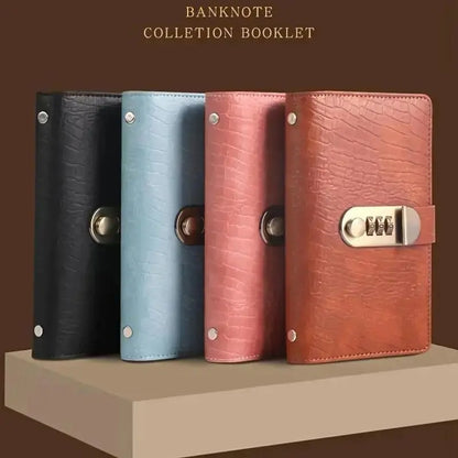 🔒Lockable Banknote Collection Album