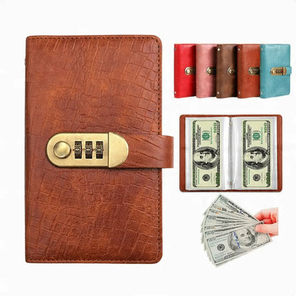 🔒Lockable Banknote Collection Album