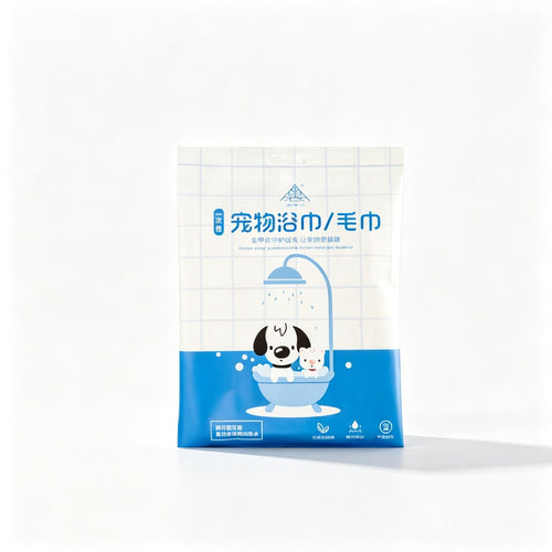 Disposable Pet Bath Towels for Cats & Dogs – Soft Absorbent Cleaning Towels for Bathing & Grooming