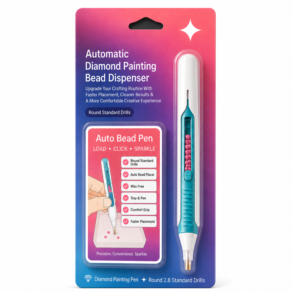 🔥Last Day 50% OFF - 💎 Automatic Diamond Painting Bead dispenser