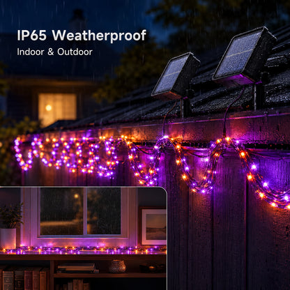 SunsetGlow™ Solar String Lights — 72FT / 200 LEDs