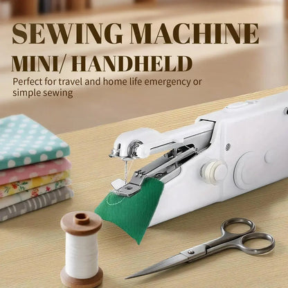Portable Miniature Handheld Sewing Machine- Beginner-Simple Operation 🧵