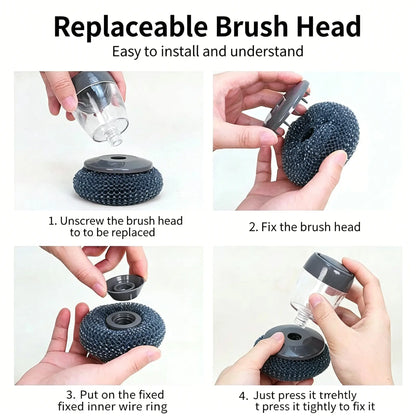 🔥Buy 2 Get 1 Free🔥 Soap-Dispensing Dish Brush