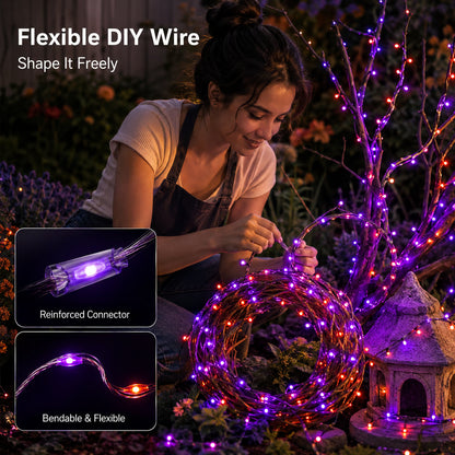 SunsetGlow™ Solar String Lights — 72FT / 200 LEDs