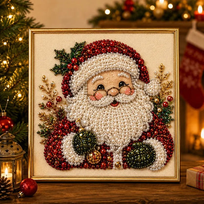 ✨ 3D Christmas Pearl Craft Kit – Relaxing DIY Holiday Art (📦 Free Shipping on 2+)