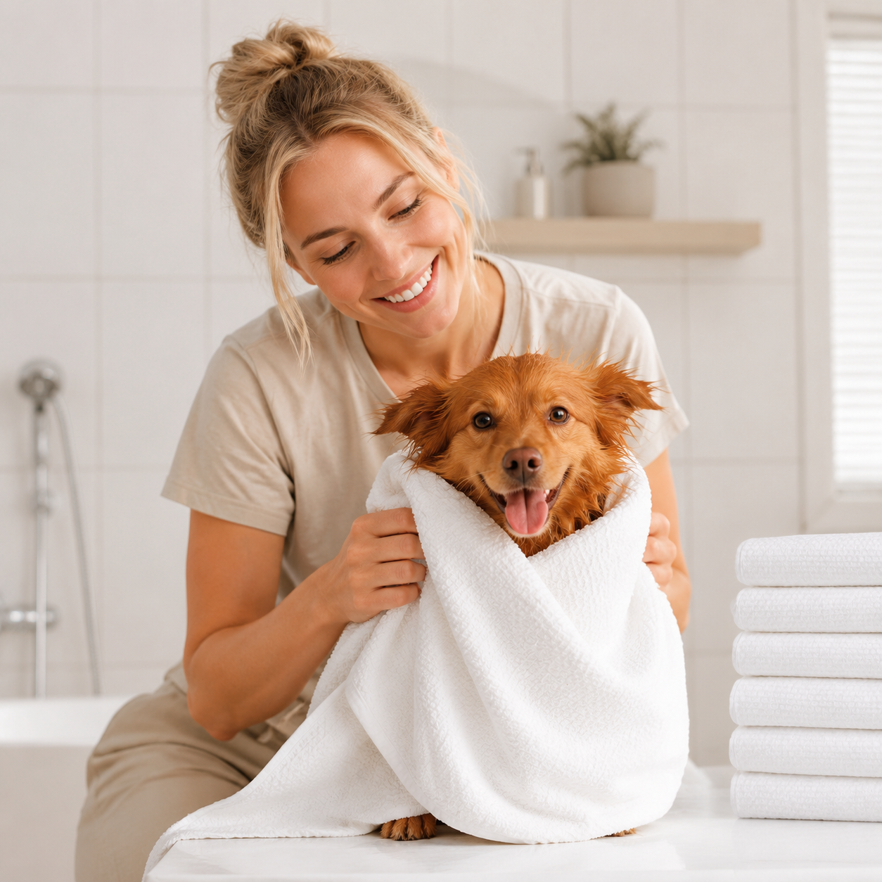 Disposable Pet Bath Towels for Dogs & Cats（3pc）