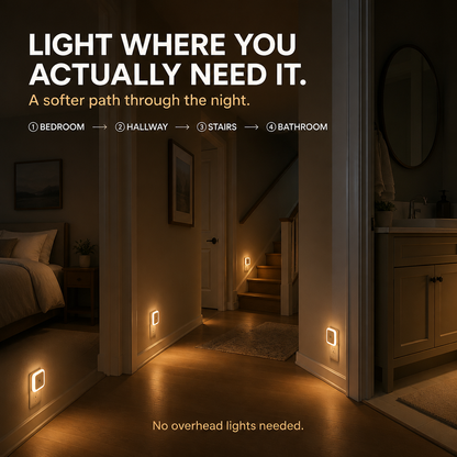 🔥Limited Time Buy More Get More Free!🔥SnugGlow™ Dusk-to-Dawn Night Lights